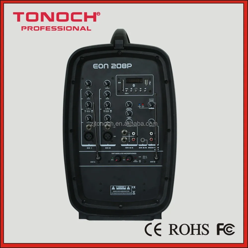 Top Selling Waterproof Active  PA Speaker box With Amplifier