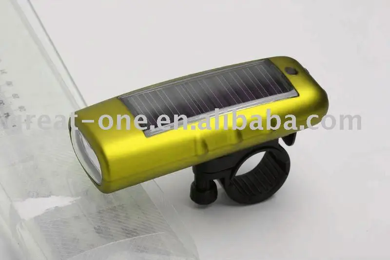 solar Led Bike Light with ringing and blinking