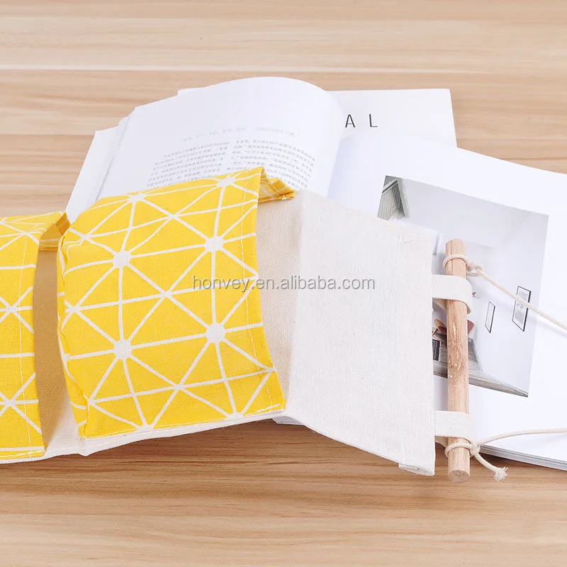 
HONVEY Wall Hanging Storage Bags Cotton And Linen 3 Pockets Wall Door Closet Hanging Storage Bag Organizer For Room Bathroom 