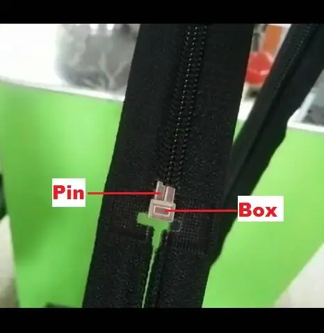 Automatic Pin and Box Zipper Setting Machine