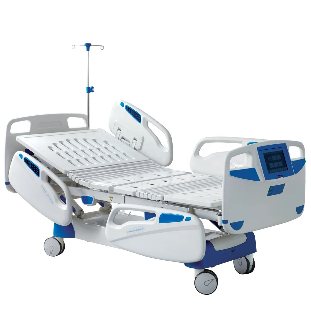 hospital equipment advanced multi-function electrical ICU hospital bed with weight scale