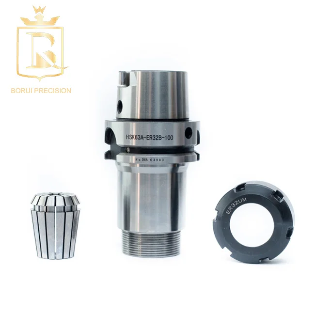 G2.5 30000RPM 20CrMnti High speed  HSK  63A  ER 32  collet chuck holder