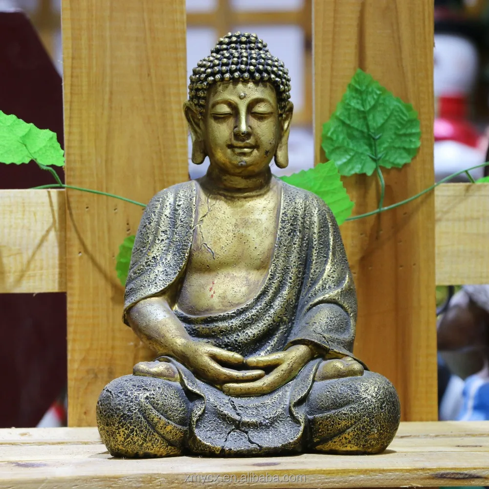 Hand carved magnesium oxide garden buddha stone statues for sale
