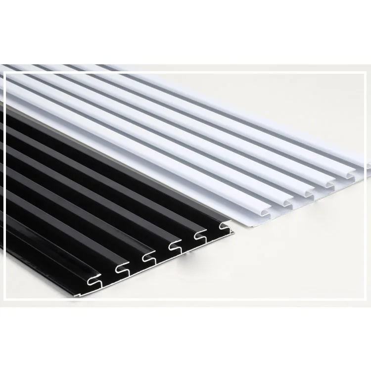 Professional manufacturer alu slatwall panel customize available