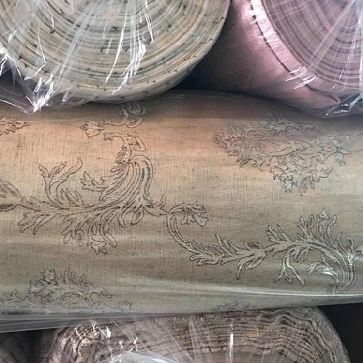 Stock mini matt custom design polyester fabric