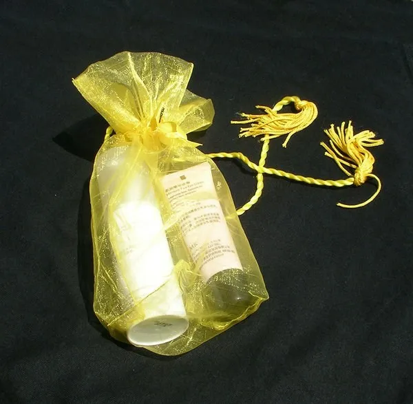 Hot Sale High Quality Security Custom Printed Organza Bag With Drawstring