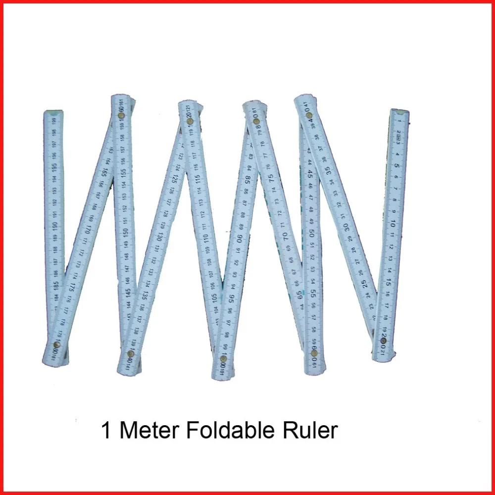 High Qualtiy 2 Meter 10 folds Wooden folding Ruler foldable ruler