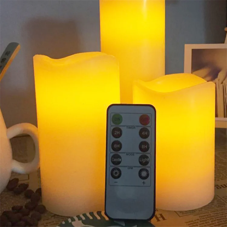
Remote controlled Wave Mouth LED Electronic Candle Light Electric Candle Proposal Candle Blessing Light Road Leading Wedding 