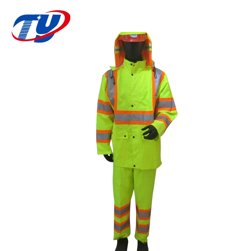 High Visibility Reflective Construction Safety Jacket