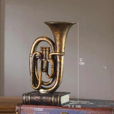 
The Best China resin crafts and arts set Violin instrument decoration 