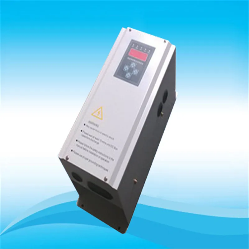 Electromagnetic induction heater for plastic extrusion