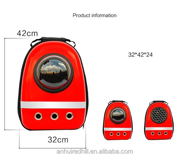 PXXTJ0002P Red Hill brand Space Capsule Shaped Luxury Pet Carrier Backpack Dog Bag For Small Dogs Puppy Cat Transport Travel Bag
