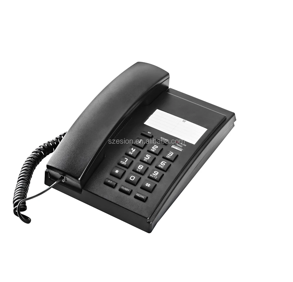 ESN-802 corded telephone desktop phone basic telephone landline phone bathroom telephone
