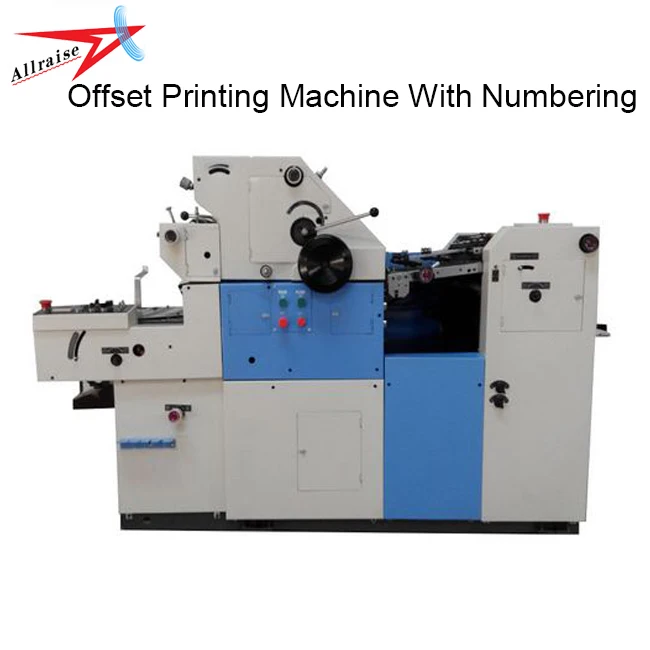 Single Color Numbering Performating Chinese Offset Printing Machine For Sale