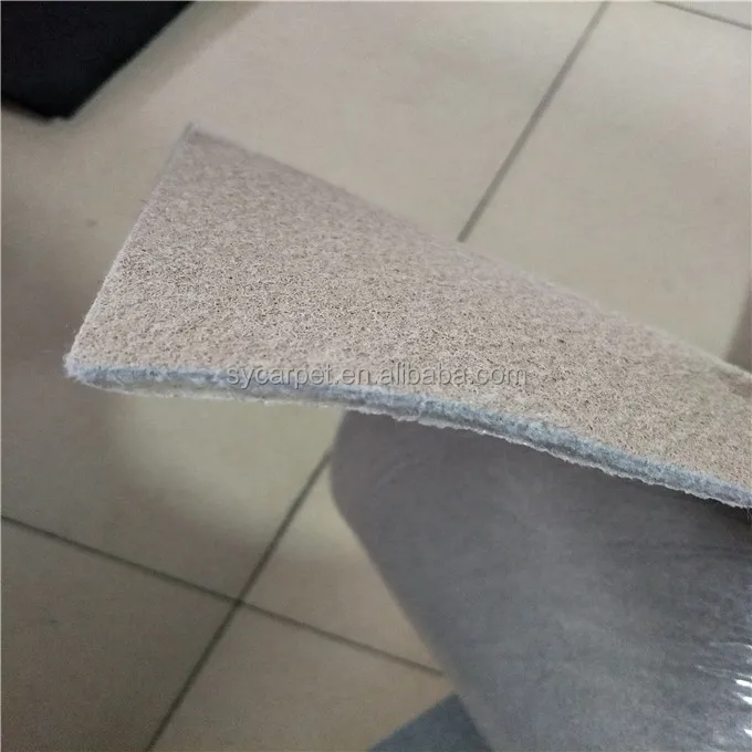100% Polyester heavy latex backing exhibition carpet with film