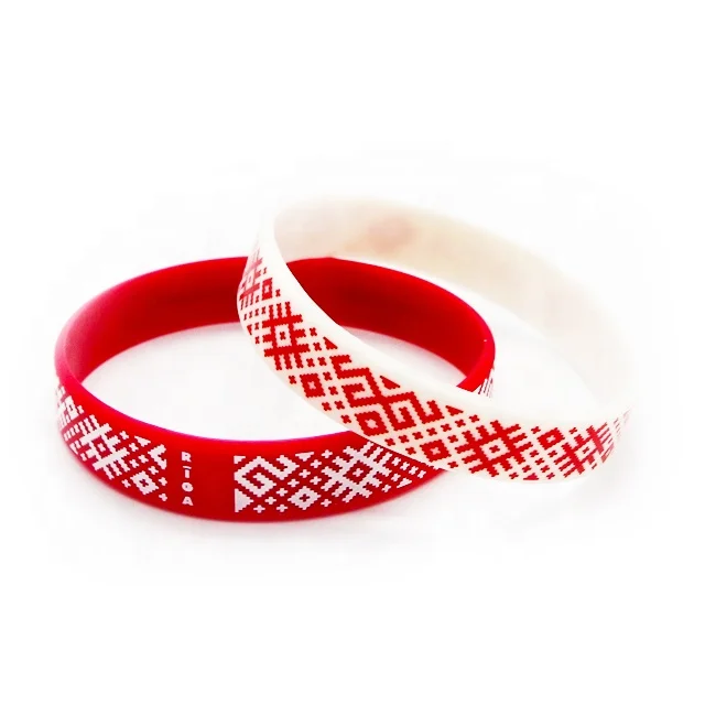 Изготовленный на заказ резиновый браслет изготовленный по вашему собственному дизайну Набор браслетов светящийся силиконовый