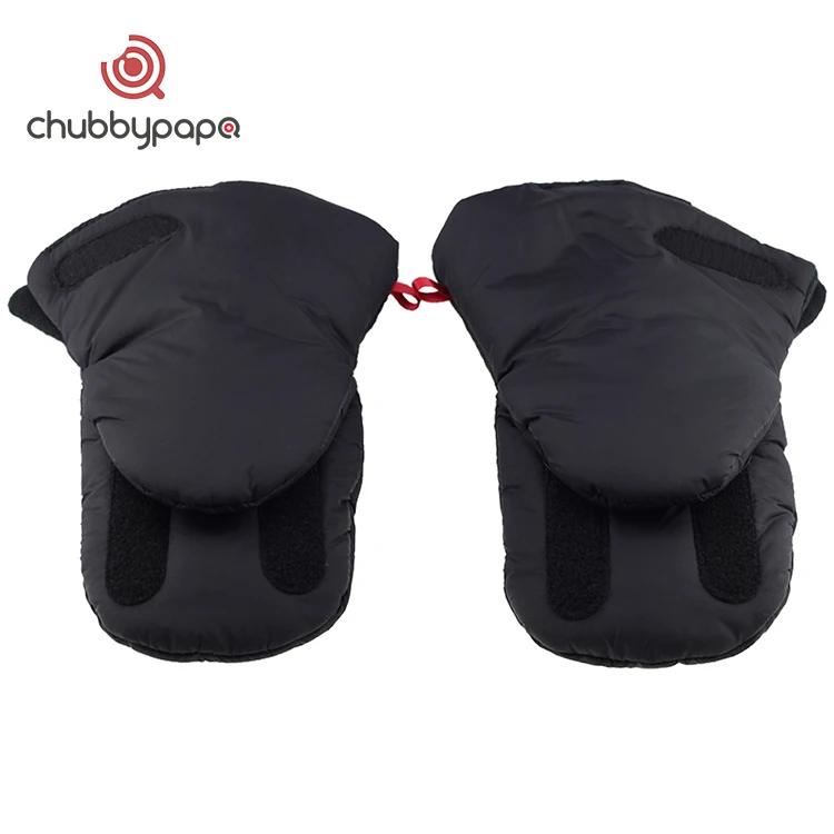 Extra Thick Stroller Hand Muff Pram Gloves Winter warm Waterproof Anti-freeze Gloves Hand Cover Stroller Gloves