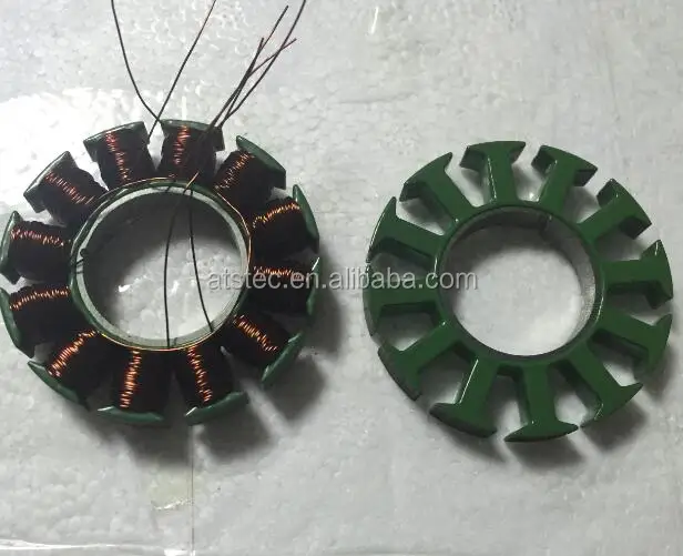 External rotor stamping lamination for brushless dc motor