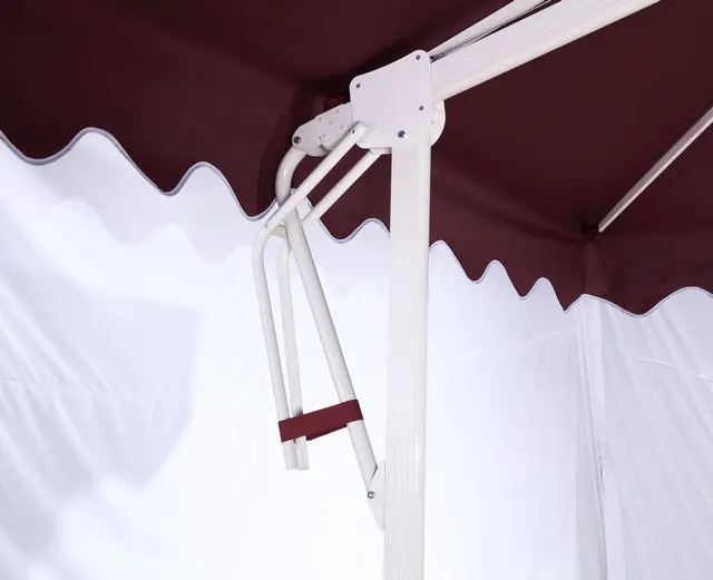 3*3m Garden Side Post Parasol Aluminum Outdoor Patio Umbrellas sun parasol outdoor umbrella supplier