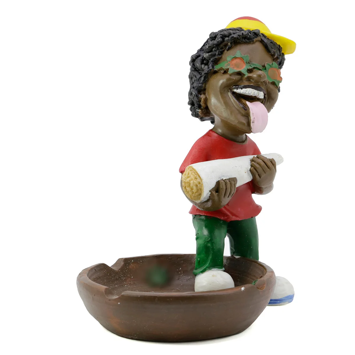 Mettle Cute Jamaica Resin Ashtray Creative Resin Ornaments
