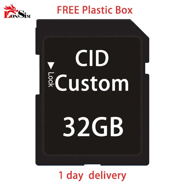 Free  shipping  custom  CID  Change  cid  number  sd card 32GB 2019 Navigation sd card