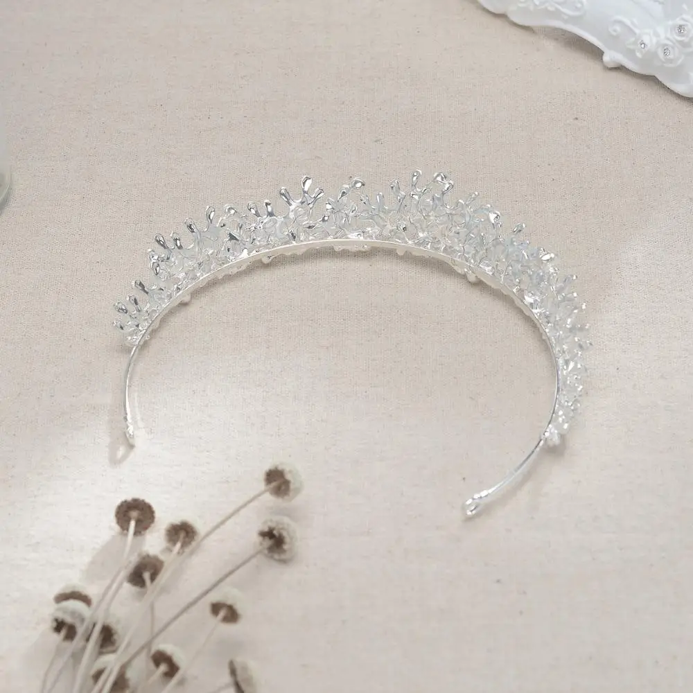 
Wholesale factory price Pearl Princess Crown Tiaras wedding Crowns for Bride 