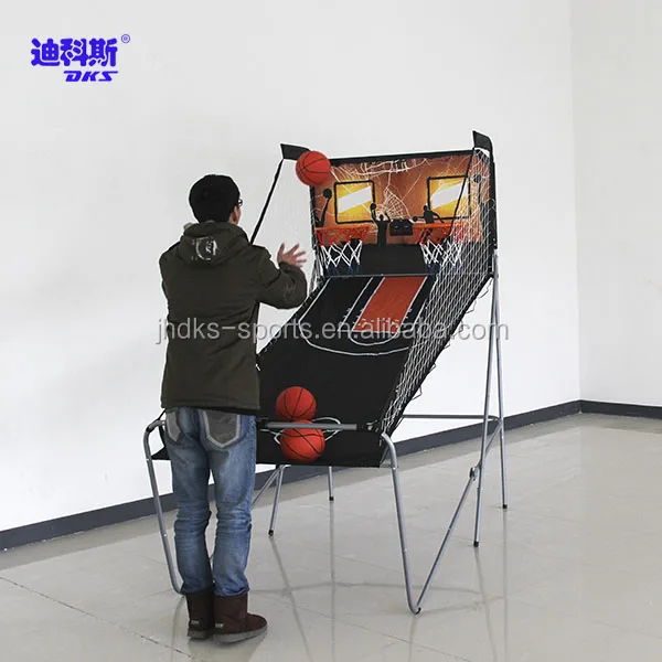 
Foldable Basketball Machine For Double Shot 