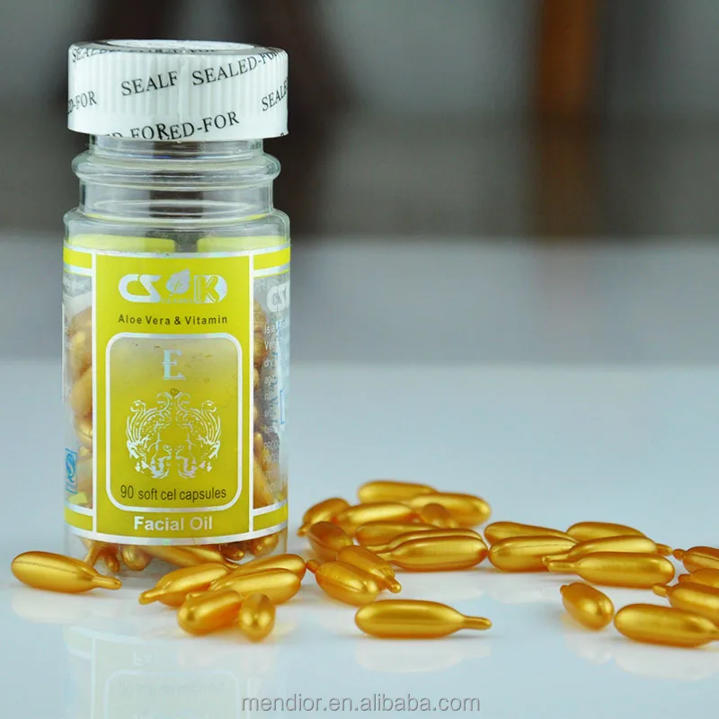 Menior EGF vitamin e skin oil capsules gold capsule face serum 90pcs OEM