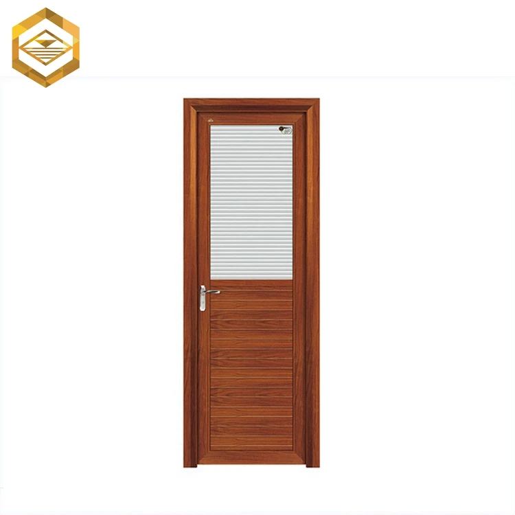 Swing Aluminum Half Bathroom Glass Kitchen Door Design Manufacture