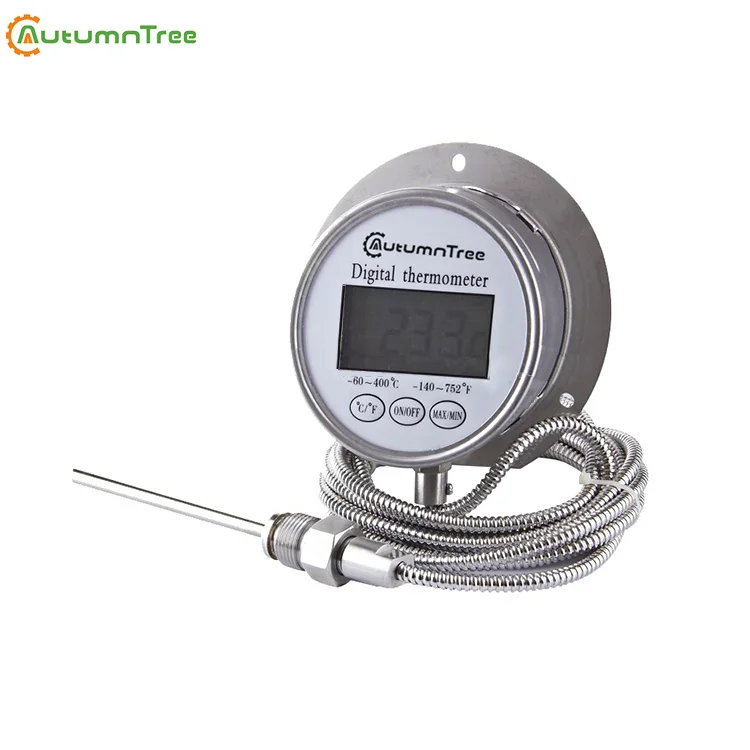 Точность 1% PT100 100 мм SS316 промышленный цифровой термометр цены