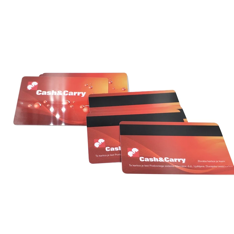 Пользовательские печатные свяжитесь с магнитной полосой ПВХ смарт-карты