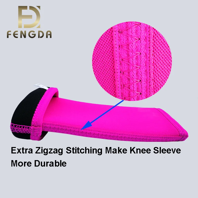 Hot promotion fitness products neoprene breathable gym knee sleeves