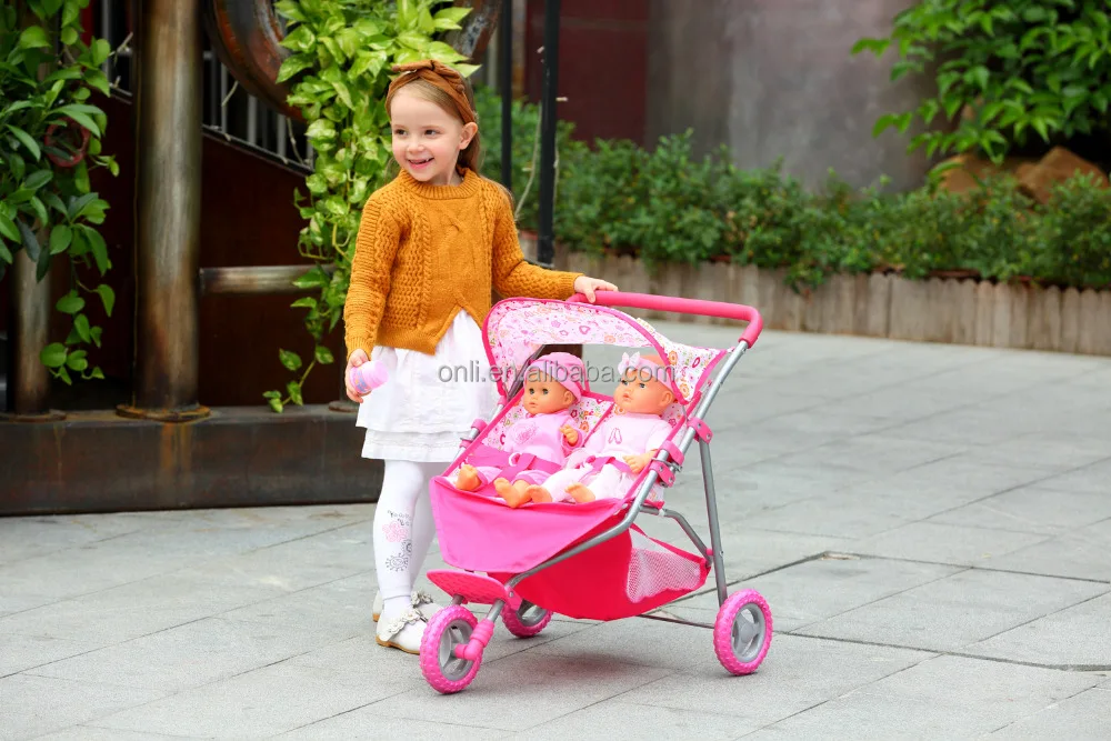 
New style twin doll stroller jogger 