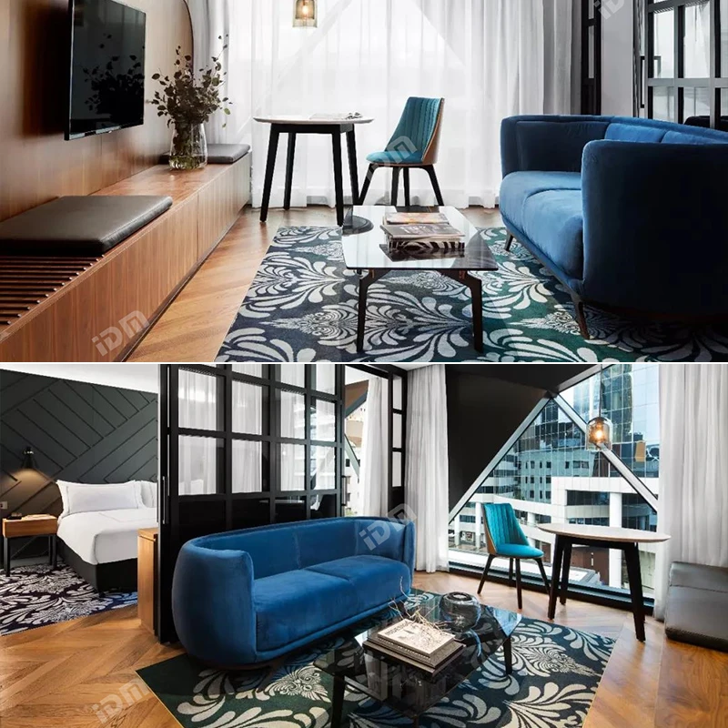 IDM professional custom China wholesale modern design hotel furniture bedroom sets