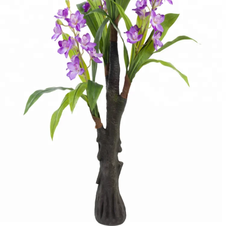 170cm Tall Artificial Cymbidium Orchids Plant,Plastic Potted Cymbidium Hybrid