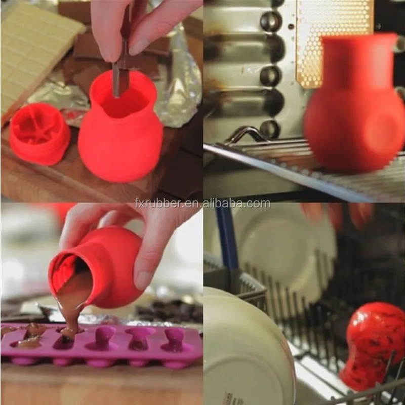 Food Grade Silicone Milk And Chocolate Melting Pot With Removable Lid  Melting Pot Mould Chocolate Bottle Butter