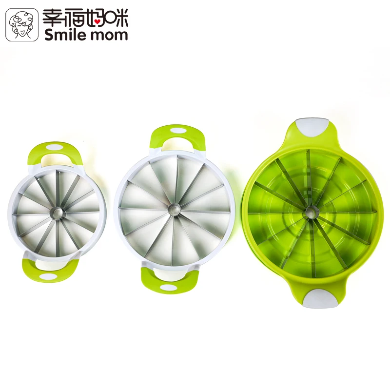 Smile mom Fruit Cutting Tools Water Melon Cut Watermelon Cutter Melon Slicer