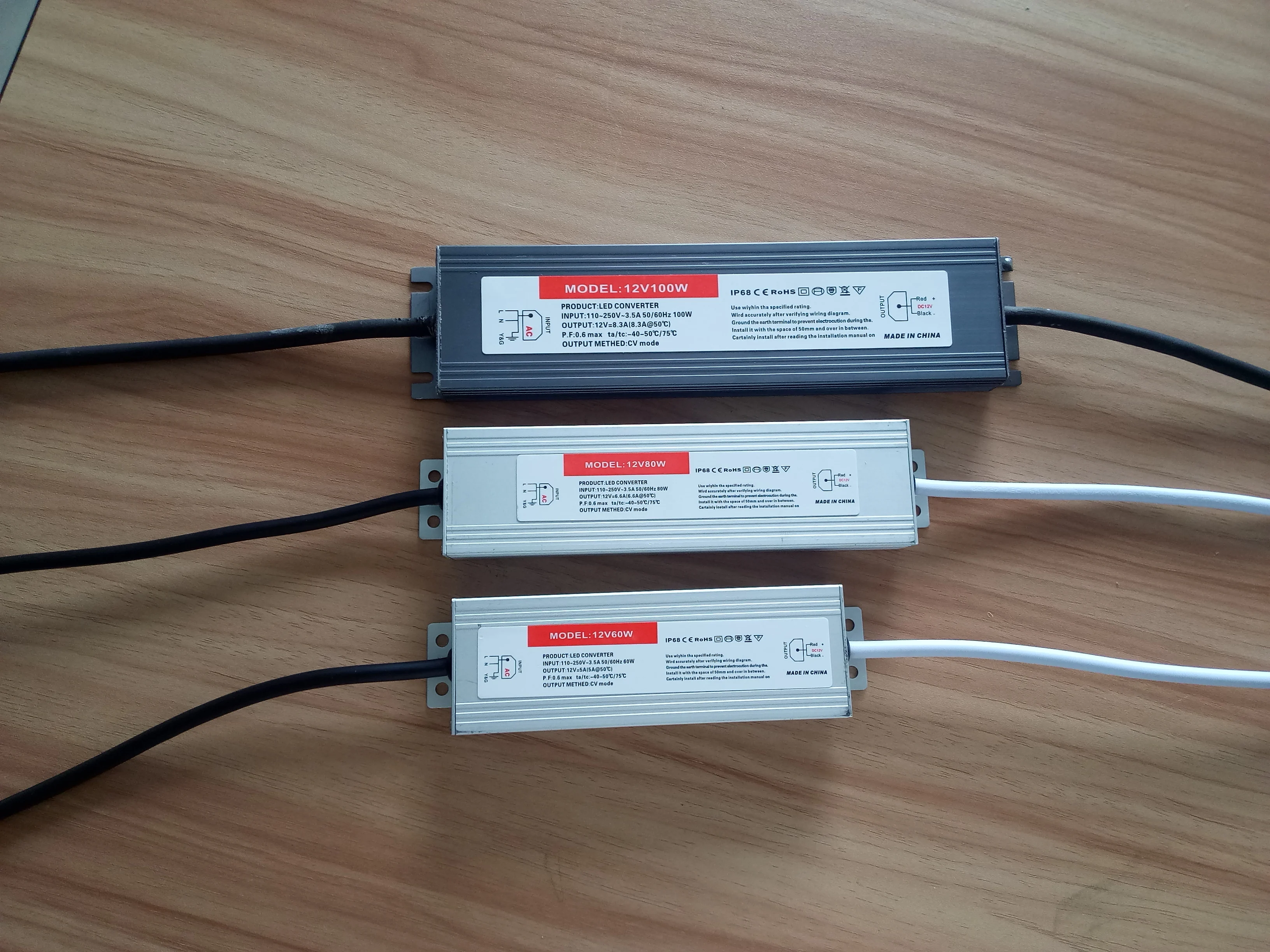 
24W 36W 45W water-proof IP67 power supply driver transformer for mirror cabinet led strip touch sensor switch 