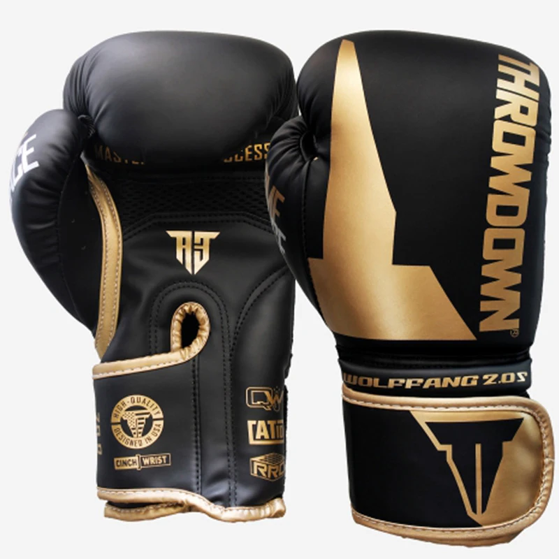 Custom Professional PU leather boxing gloves