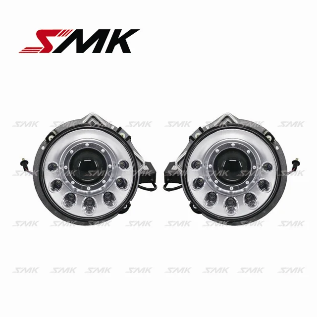 
 1989 ~ 2006 М-ercedes G65/W463 G500/G500 модель головной лампы, фара, автомобильная лампа, хромированная  