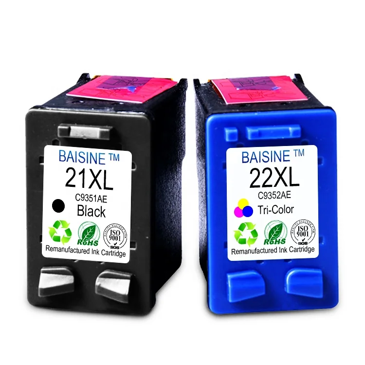 Хит продаж Baisine совместимый для HP Deskjet F2180 F380 F4180 4355 J3680 все-в-одном принтер Reman чернильный картридж 21XL