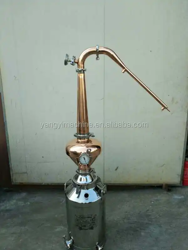 50L SS304 bolier with 4 inch copper helment with 2inch lyne arm head