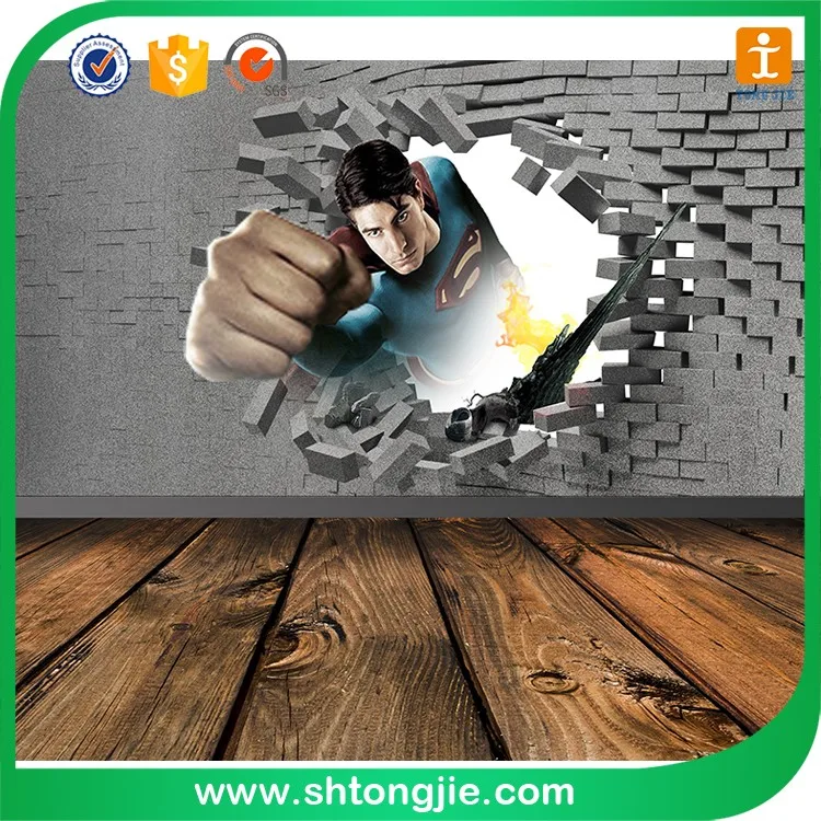 Cheap 3D Wall Sticker Cartoony Epoxy Printing PVC Decal for Home Decoration