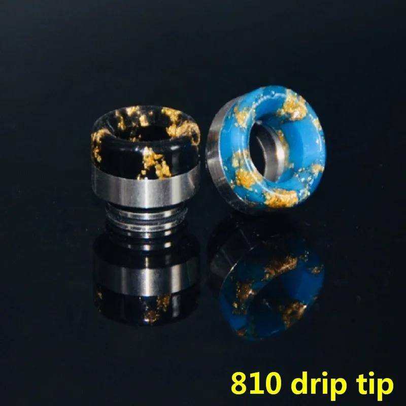 
810 drip tip Wholesale Multicolored And Epoxy Resin 810 Drip Tips 