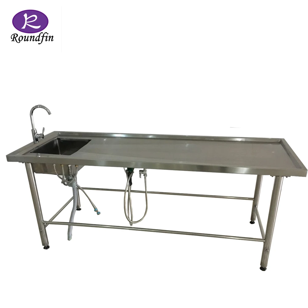Hospital Use Autopsy Table Dissection Table For Human / Corpse / Cadaver / Body /Animal