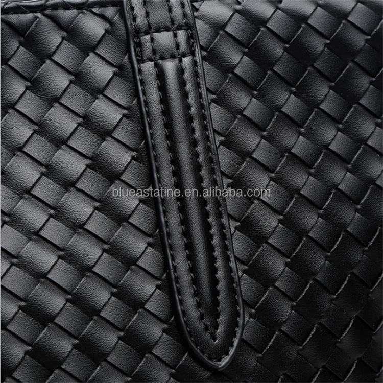 2017 new woven PU large shoulder bags simple fashion Women handbags