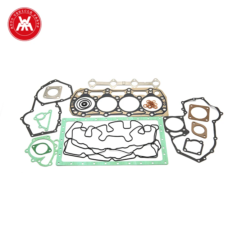 WMM Factory Price Diesel Engine Auto Gasket Full Set Spare Parts Tractor Cylinder Head Gasket Kit Material for Massey Ferguson