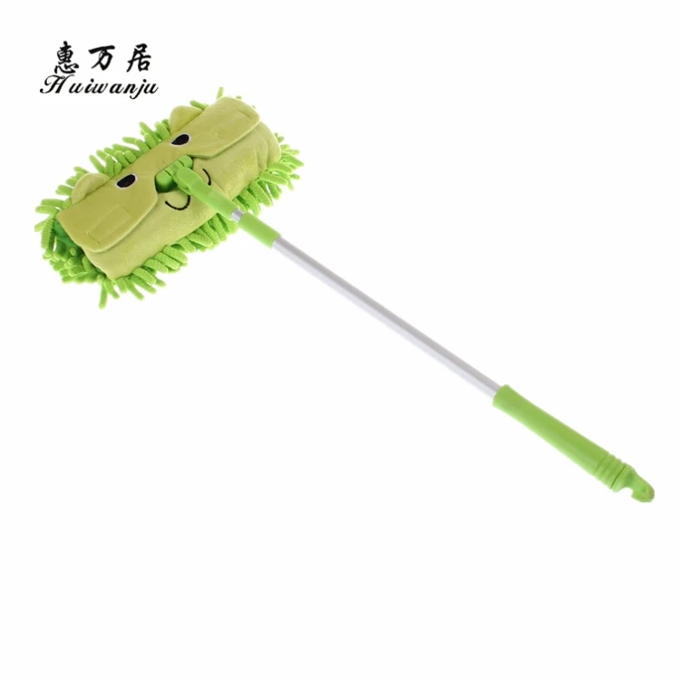 Microfiber Chenille Mini Cartoon Floor Cleaning Microfibre Mop With Telescopic Handle