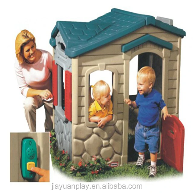 Plastic slide for children independent play indoor playground