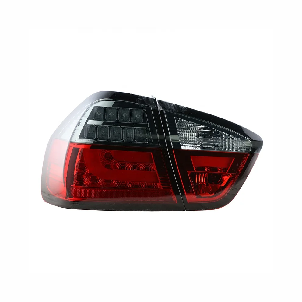 05-08 Red Black Color LED Tail Lamp For E90 3 Series 320i 323i 325 330 335